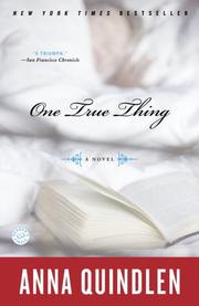 Cover of One true thing by Anna Quindlen