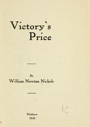 Front cover of Victory's price by William Newton Nichols