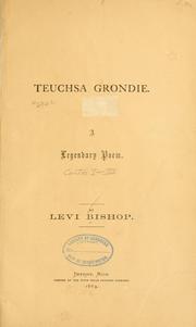 Cover of Teuchsa Grondie by Levi Bishop