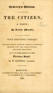 Cover of The citizen by Arthur Murphy