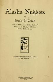 Cover of Alaska nuggets by Frank Bernard Camp
