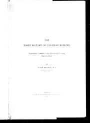 Front cover of The early history of Canadian banking by Shortt, Adam