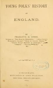 Cover of Young Folks' History of England by Yonge, Charlotte Mary