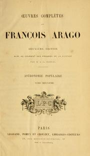 Cover of Astronomie populaire de François Arago by Dominique François Jean Arago