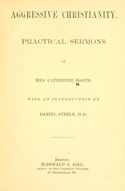 Cover of Aggressive Christianity by Catherine Booth