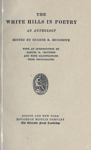 Front cover of The White Hills in poetry by Eugene Richard Musgrove