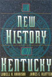 Front cover of A new history of Kentucky by Lowell Hayes Harrison