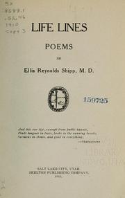 Front cover of Life lines by Ellis Reynolds Shipp