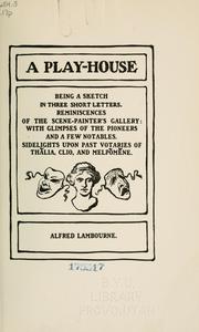Cover of A play-house by Alfred Lambourne