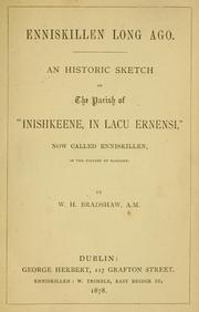 Front cover of Enniskillen long ago by William H. Bradshaw