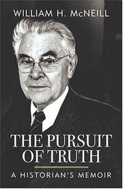 Cover of The pursuit of truth by William Hardy McNeill