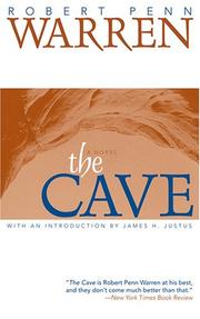 Cover of The cave by Robert Penn Warren