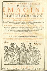Front cover of Imagini de i dei de gli antichi by Vincenzo Cartari