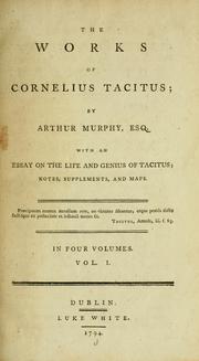 Front cover of The works of Cornelius Tacitus by P. Cornelius Tacitus