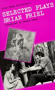 Cover of Selected plays by Brian Friel