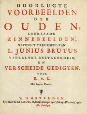 Front cover of Doorlugte voorbeelden der ouden by Roeland van Leuve