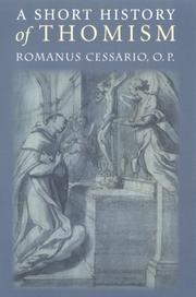 Front cover of A Short History of Thomism by Romanus Cessario
