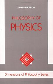 Front cover of Philosophy of physics by Lawrence Sklar