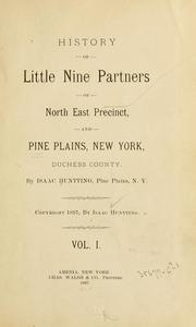 Front cover of History of Little Nine Partners by Isaac Huntting
