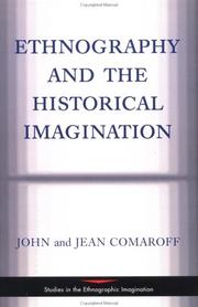 Cover of Ethnography and the historical imagination by John L. Comaroff