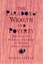 Front cover of The Paradox of Wealth and Poverty by Daniel Little