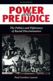 Front cover of Power and prejudice by Paul Gordon Lauren