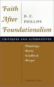 Front cover of Faith after foundationalism by D. Z. Phillips