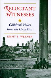 Front cover of Reluctant witnesses by Emmy E. Werner