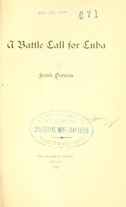 Cover of A battle call for Cuba by Frank Arthur Putnam