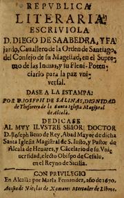 Front cover of Republica literaria by Diego de Saavedra Fajardo