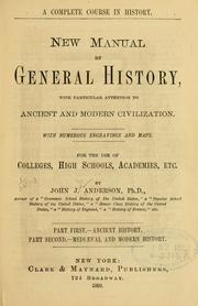 Front cover of A complete course in history by John J. Anderson
