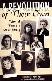 Front cover of A revolution of their own by Barbara Alpern Engel