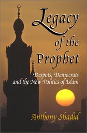 Cover of Legacy of the Prophet by Anthony Shadid