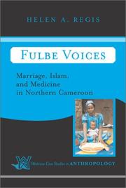 Cover of Fulbe Voices by Helen A. Regis