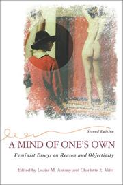 Cover of A mind of one's own by Charlotte Witt