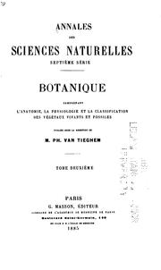 Cover of Annales des sciences naturelles by Unknown