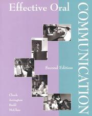 Front cover of Effective Oral Communication (2nd Edition) by Jimmy G. Cheek