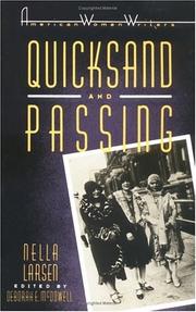 Cover of Quicksand ; and, Passing by Nella Larsen