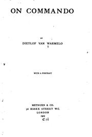 Front cover of On Commando by Dietlof Van Warmelo