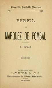 Cover of Perfil do marquês de Pombal by Camilo Castelo Branco