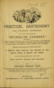 Cover of Practical gastronomy and culinary dictionary by Charles Herman Senn