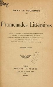 Cover of Promenades littéraires by Remy de Gourmont