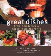 Front cover of Great dishes from New Jersey's favorite restaurants by Vicki J. Caparulo