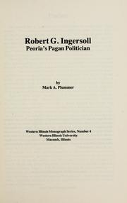Cover of Robert G. Ingersoll by Mark A. Plummer