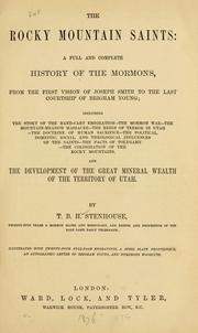 Front cover of The Rocky Mountain saints by Thomas B. H. Stenhouse