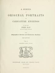 Front cover of A series of original portraits and caricature etchings by Kay, John