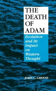 Front cover of The death of Adam by Greene, John C.