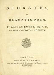 Cover of Socrates by Amyas Bushe