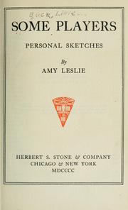 Cover of Some players by Amy Leslie