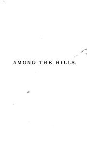 Front cover of Among the hills, and other poems by John Greenleaf Whittier